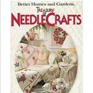 Vtg treasury of needle crafts 1982 quilting book
